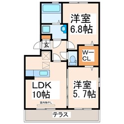 リベールⅢの物件間取画像